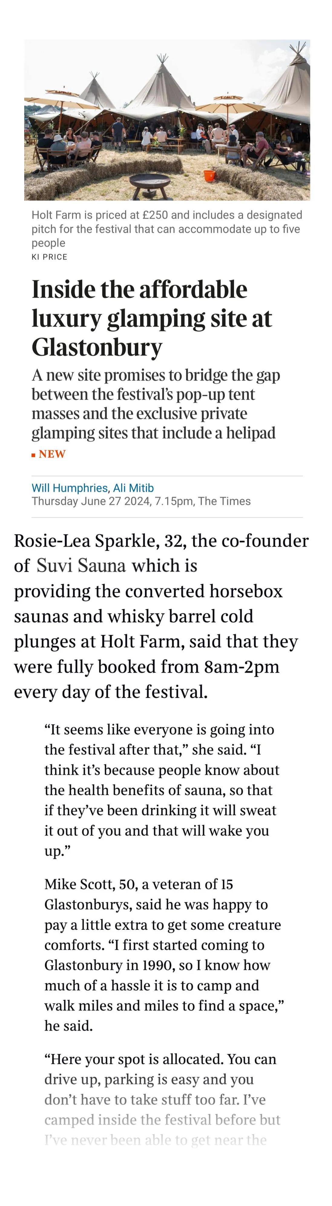 The Times article